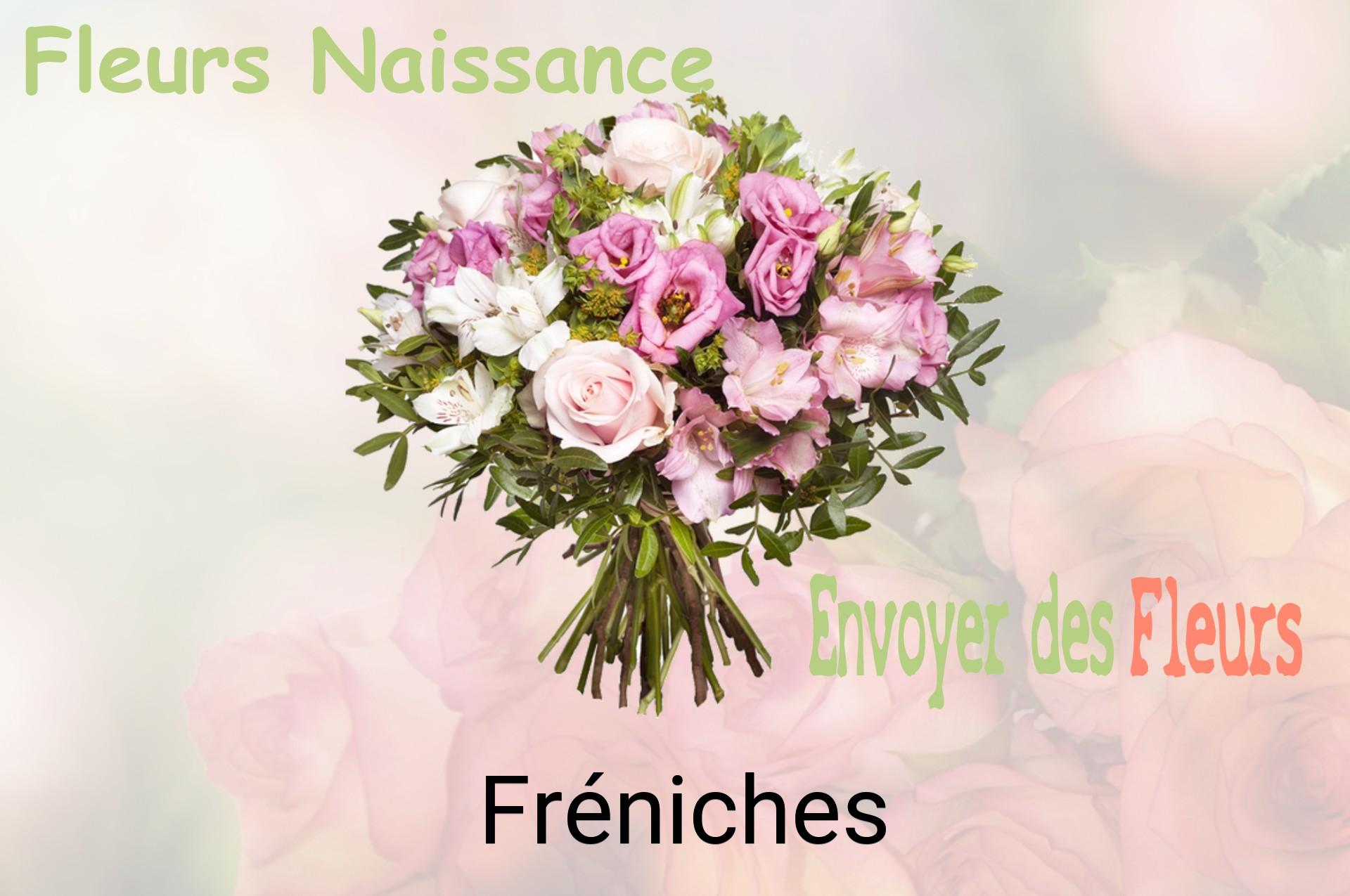 Bouquet de fleurs de naissance livré à Fréniches